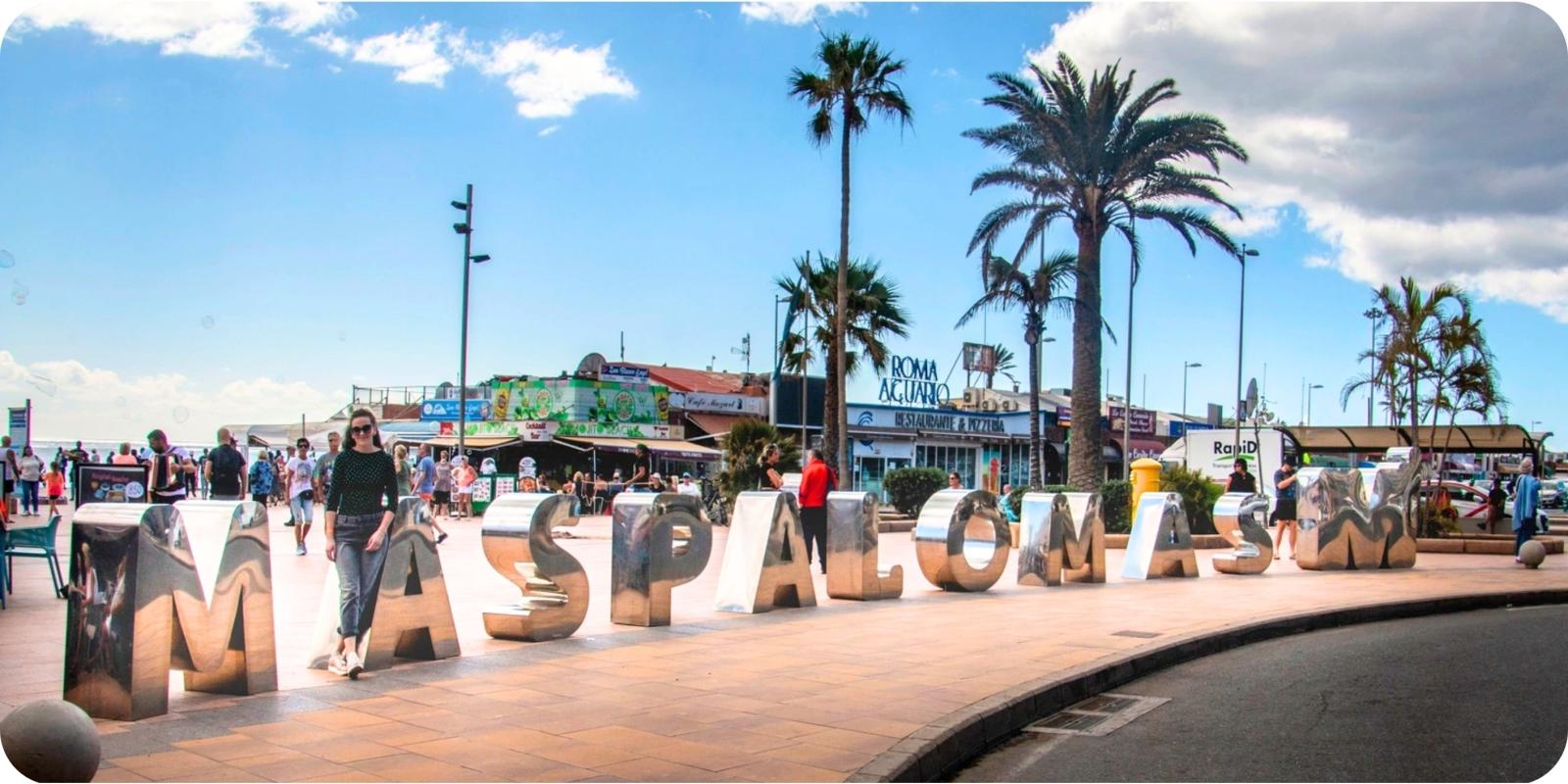 Wegwijzer door Maspalomas | Gran Canaria